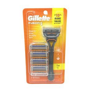 Gillette Fusion5 Men’s Handle Razor & 5 Cartridge Refills